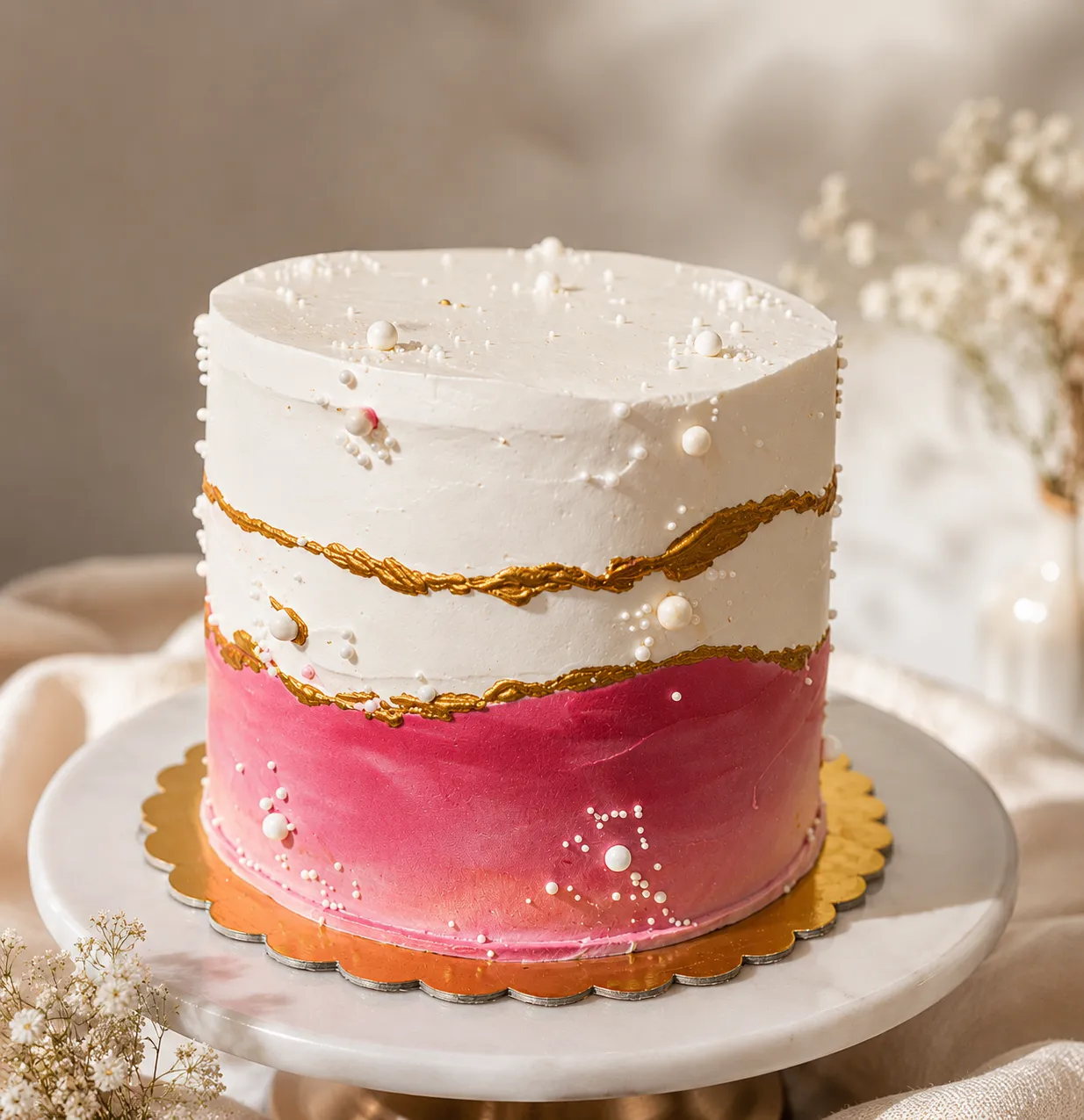 Handgemaakte taart van SB Bakery — creatie 1